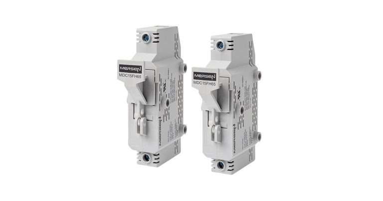 Mersen: MDC15FH65 Series 1500VDC Fuse Holders for 20X65mm Fuses