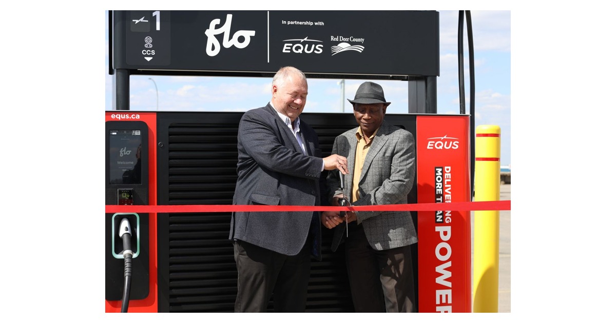 FLO Ultra Charger Makes EV Travel in Central Alberta Easier