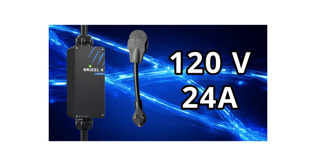Grizzl-E Mini Now With 24A 120V Option for TT-30 Adapter