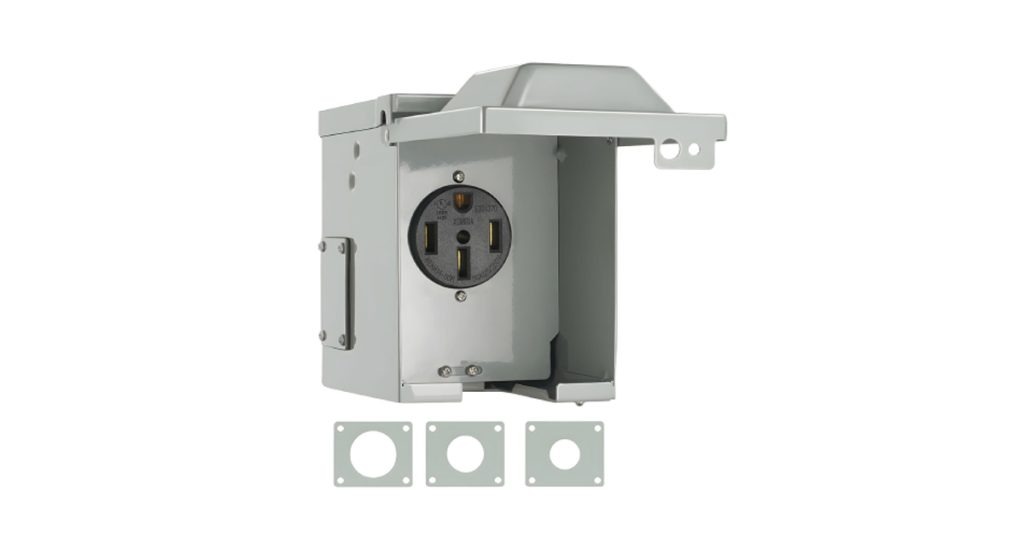 RAB Design: POB-RVEV Power Outlet Box for RV and EV