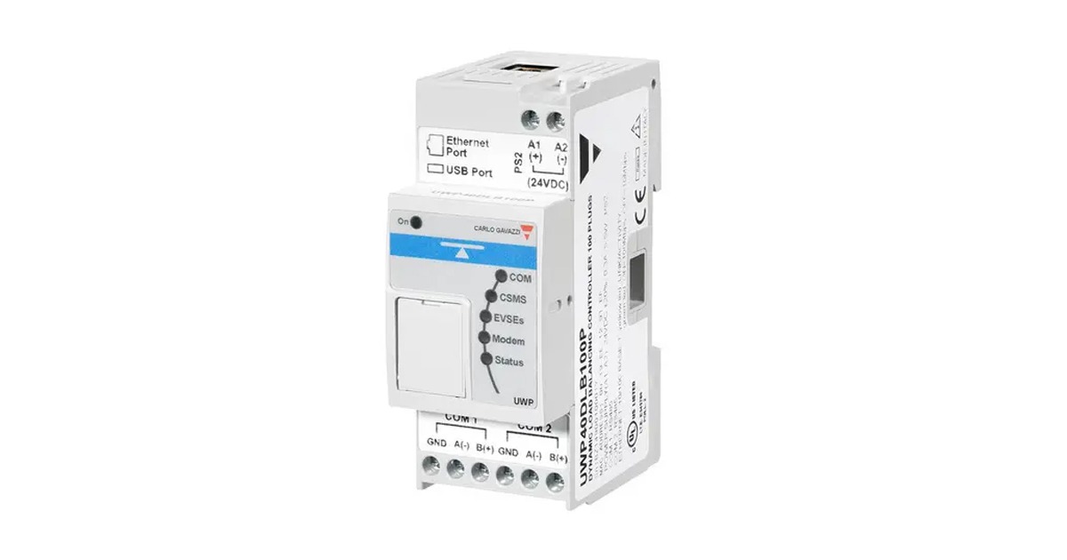 Carlo Gavazzi: UWP 4.0 DLB – The Dynamic Load Balancing Controller for EV chargers