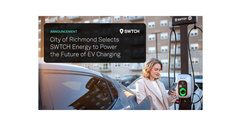 City of Richmond Selects SWTCH Energy to Power the Future of EV Charging