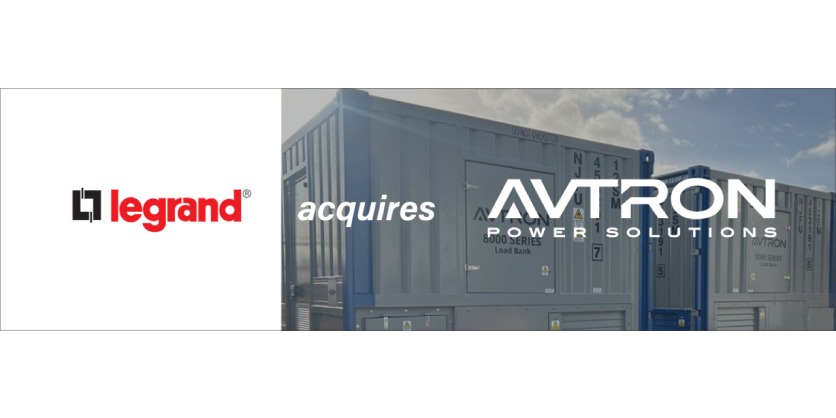 Legrand Acquires Avtron Power Solutions, a Global Provider of Load Banks & Power Quality Solutions