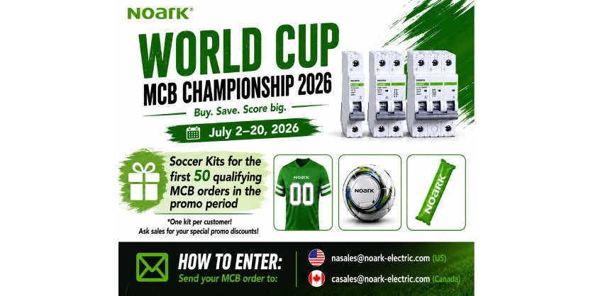 NOARK Electric Launches “World Cup MCB Championship 2026” Summer Promotion 