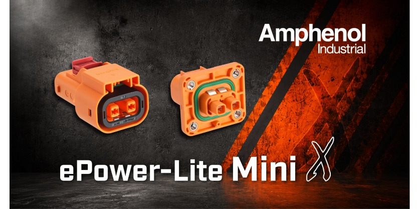 Amphenol Industrial Operations Expands ePower-Lite Series with New Mini X High-Voltage Connector