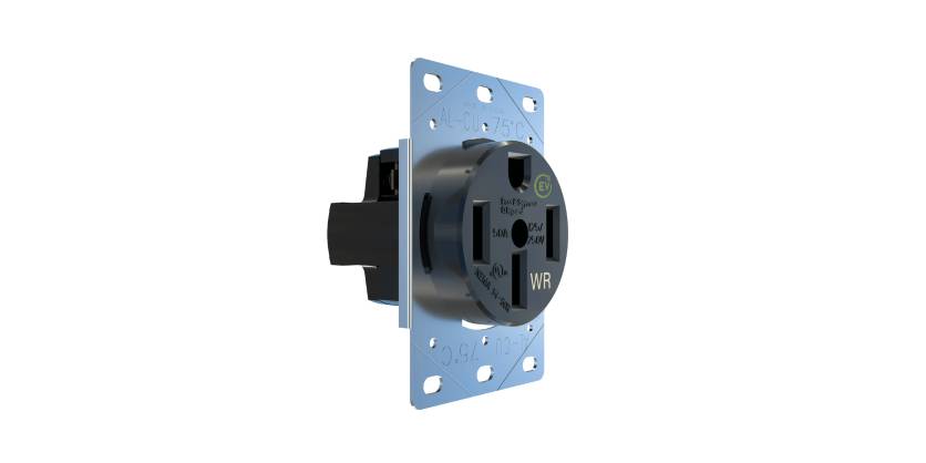 50A Weather-Resistant Electrical Outlet for EV Chargers from Legrand